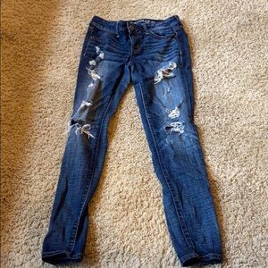American Eagle Distressed Skinny Jeans